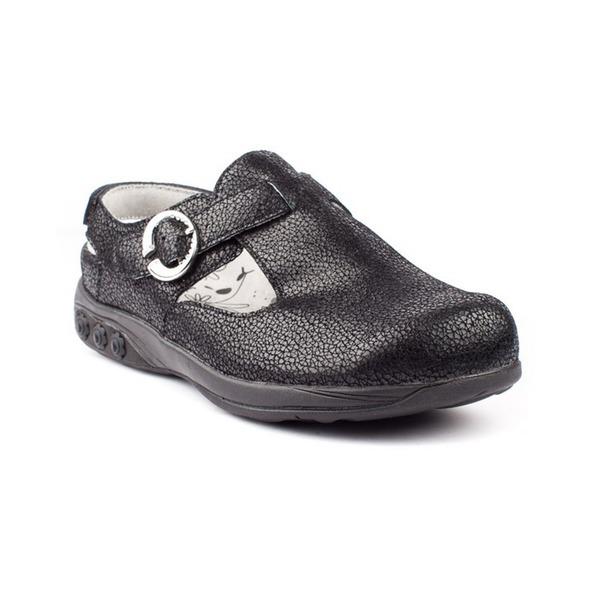 在庫一掃 ザラフィット サンダル シューズ レディース Shoe Chloe Adjustable Leather Clog Black 日本産 Cataractresearch Org