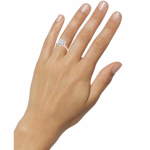 バッジェリーミシュカ リング アクセサリー メンズ Certified Lab Grown Diamond Solitaire Engagement Ring (5 ct. t.w.) in 14k Gold Rose Gold｜asty-shop2｜02