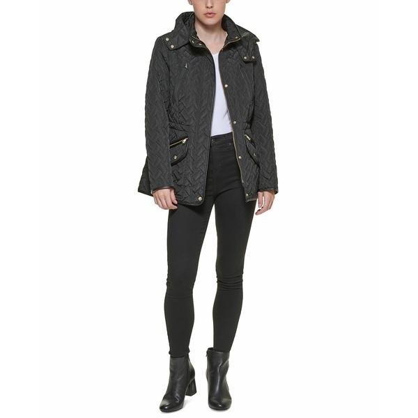 コンビニ受取対応商品 コールハーン コート アウター レディース Quilted Hooded Coat Black 注目の Blog Finibr Com