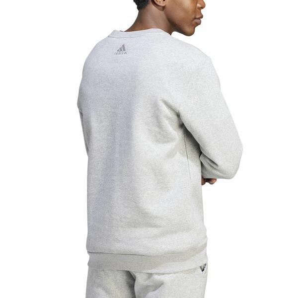 アディダス パーカー・スウェットシャツ アウター メンズ Men's Essentials Fleece Big Logo Sweatshirt Mgh / Wht｜asty-shop2｜02