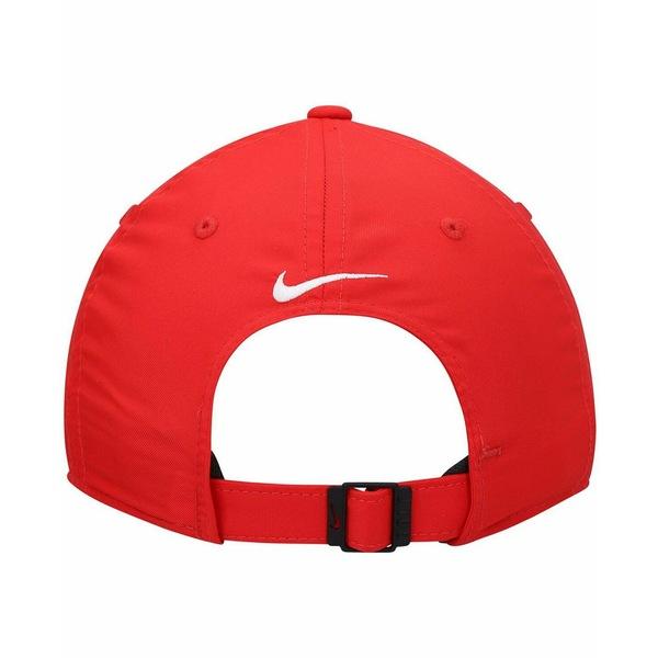 ナイキ 帽子 アクセサリー レディース Men's Red Legacy91 Tech Logo Performance Adjustable Hat Red｜asty-shop2｜03