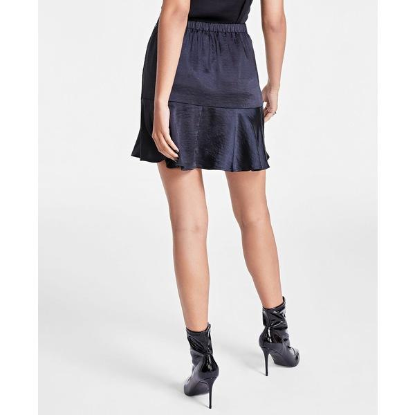 バースリー スカート ボトムス レディース Women's Satin Mini Skirt, Created for Macy's Deep Black｜asty-shop2｜02