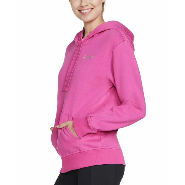 スケッチャーズ パーカー・スウェットシャツ アウター レディース Women's Signature Pullover Hoodie Very Berry｜asty-shop2｜03