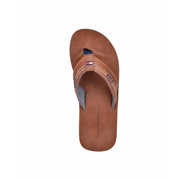 トミー ヒルフィガー サンダル シューズ メンズ Men's Destino Flip Flop Sandals Brown｜asty-shop2｜04