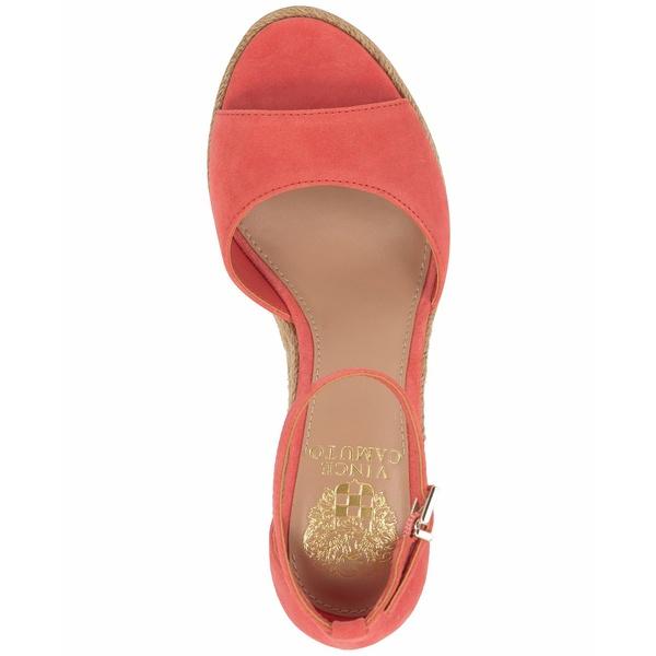 ヴィンスカムート サンダル シューズ レディース Felyn Two-Piece Espadrille Wedge Sandals Peach Pop Suede｜asty-shop2｜03