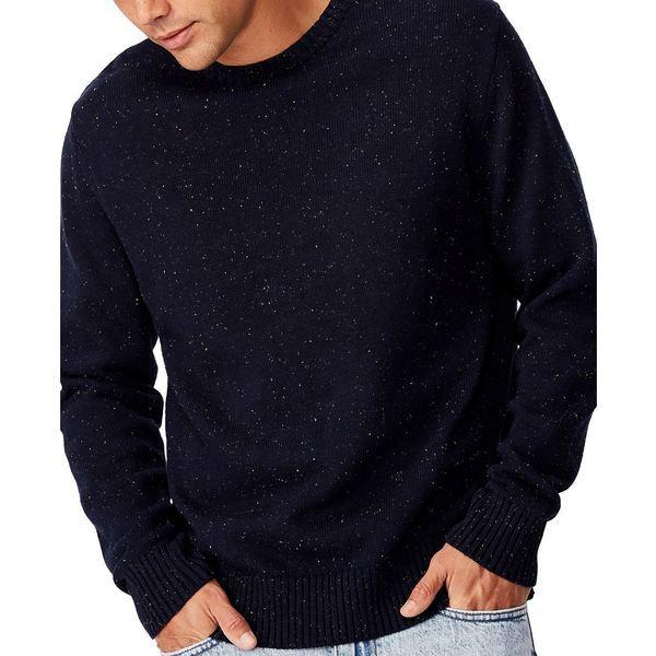 春夏新色 コットンオン ニット セーター アウター メンズ Men S Crew Knit Sweater Navy 驚きの安さ Ars Com Ve