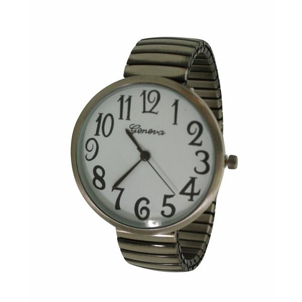 経典 オリビアプラット Metallic 38mm Watch Strap Stretch Metallic Face Large Super Women's レディース アクセサリー 腕時計 腕時計