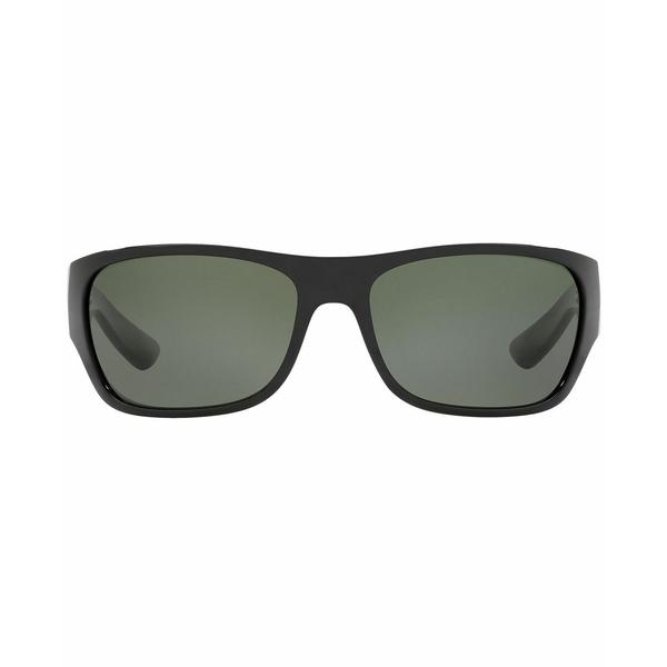 サングラス ハット コレクション サングラス・アイウェア アクセサリー メンズ Polarized Sunglasses,  HU2013 63 BLACK/ POLAR GREEN