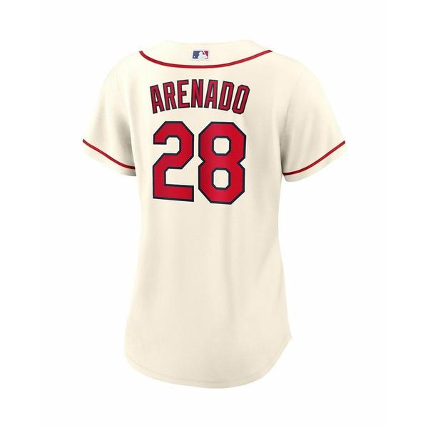 ナイキ Tシャツ トップス レディース Women's Nolan Arenado Cream St. Louis Cardinals Alternate Replica Player Jersey Cream｜asty-shop2｜03