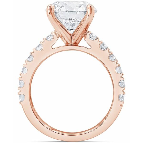 バッジェリーミシュカ リング アクセサリー レディース Certified Lab Grown Diamond Engagement Ring (6 ct. t.w.) in 14k Gold Rose Gold｜asty-shop2｜02