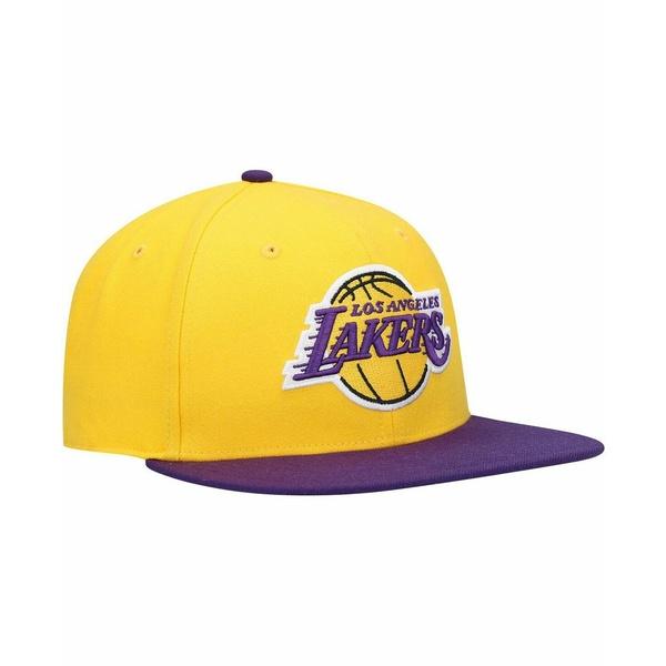 ４７ブランド 帽子 アクセサリー レディース Men's Gold, Purple Los Angeles Lakers Two-Tone No Shot Captain Snapback Hat Gold, Purple｜asty-shop2｜02