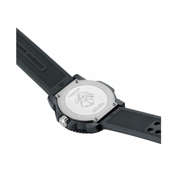 ルミノックス 腕時計 アクセサリー レディース Men's Swiss Navy Seal Colormark Foundation Exclusive Black Rubber Strap Watch 44mm No Color｜asty-shop2｜04