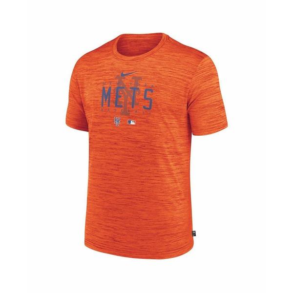 ナイキ Tシャツ トップス レディース Men's Orange New York Mets Authentic Collection Velocity Performance Practice T-shirt Orange｜asty-shop2｜02