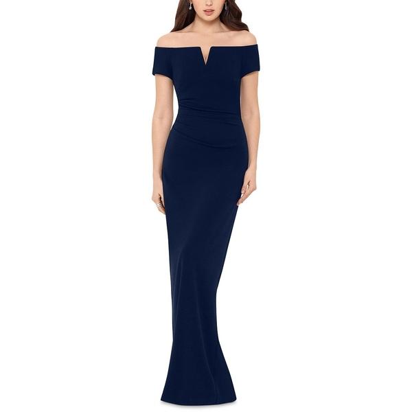 正規店仕入れの エスケープ ワンピース トップス レディース Off The Shoulder Gown Navy ぽっきりsale対象 Www Skylanceronline Com