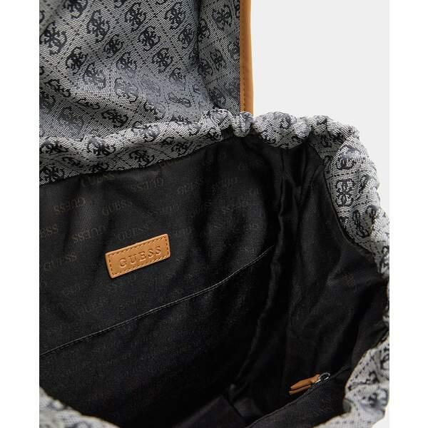 ゲス バックパック・リュックサック バッグ メンズ Men's Vezzola Jacquard Flap Backpack Gry-dark G｜asty-shop2｜03