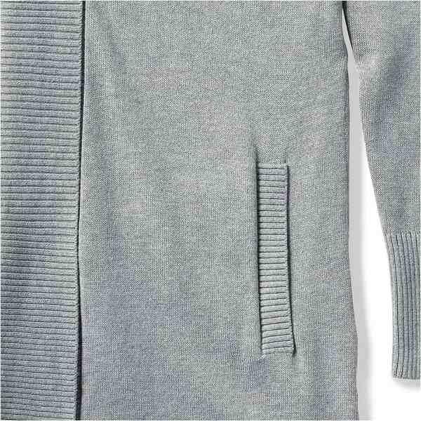 ランズエンド ニット&セーター アウター レディース Women's School Uniform Cotton Modal Shawl Collar Cardigan Sweater Pewter heather｜asty-shop2｜02