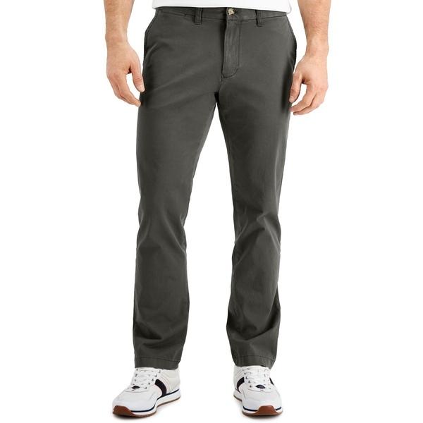 驚きの値段 トミー ヒルフィガー カジュアルパンツ ボトムス メンズ Men S Custom Fit Tailored Stretch Chino Pants Created For Macy S Castlerock Grey 安いそれに目立つ Brainiacmindset Com