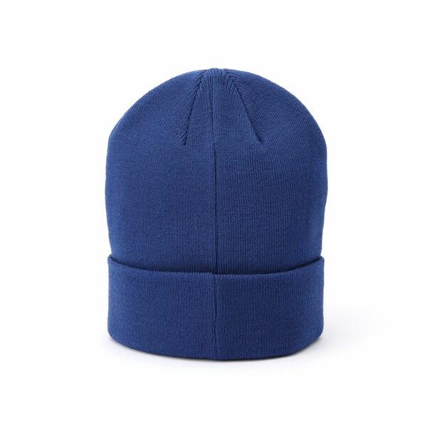 カルバンクライン 帽子 アクセサリー メンズ Men's Woven Logo Patch Beanie Mazarine Blue｜asty-shop2｜02