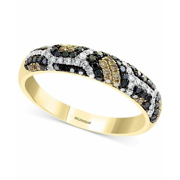 オイルペイント エフィー コレクション リング アクセサリー レディース EFFYreg; Multi-Color Diamond Ring (3/8  ct. in 14k Gold Yellow Gold