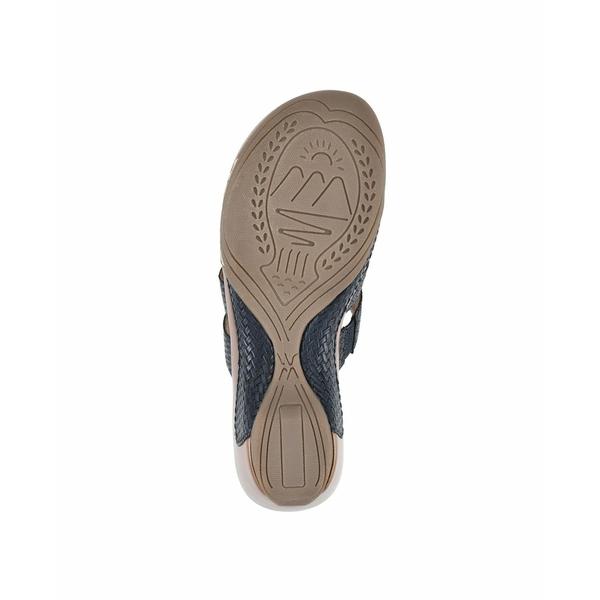 ホワイトマウンテン サンダル シューズ レディース Women's Valora Clog Slide Sandals Navy Woven｜asty-shop2｜05