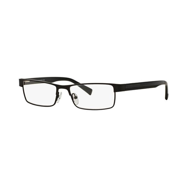 アルマーニ サングラス・アイウェア アクセサリー メンズ Armani Exchange AX1009 Men's Rectangle Eyeglasses Matte Blac