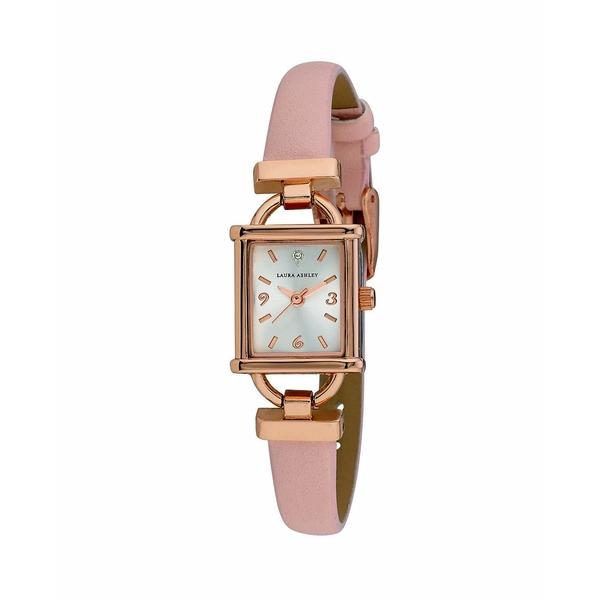 気質アップ ローラアシュレイ 腕時計 アクセサリー レディース Women S Petite Hinge Pink Polyurethane Strap Watch 22mm Pink 希少 Bluehills Lk