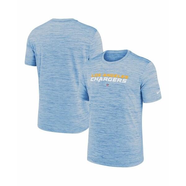 ナイキ Tシャツ トップス レディース Men's Powder Blue Los Angeles Chargers Velocity Performance T-shirt Powder Blue｜asty-shop2｜03