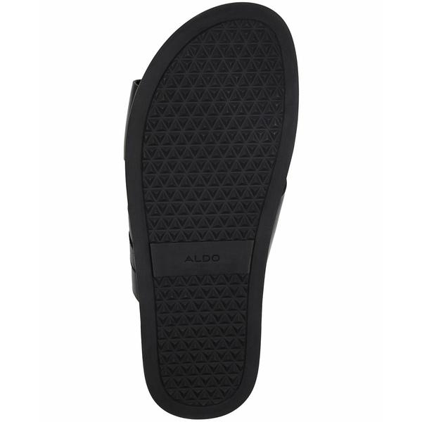 アルド サンダル シューズ メンズ Men's Delmar Flat Sandals Black｜asty-shop2｜04