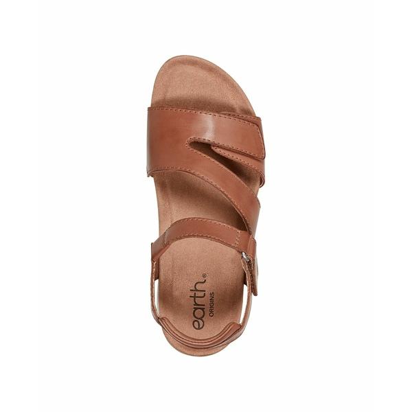 アース サンダル シューズ レディース Women's Sureal Quarter Strap Flat Casual Sandals Medium Natural Leather｜asty-shop2｜03