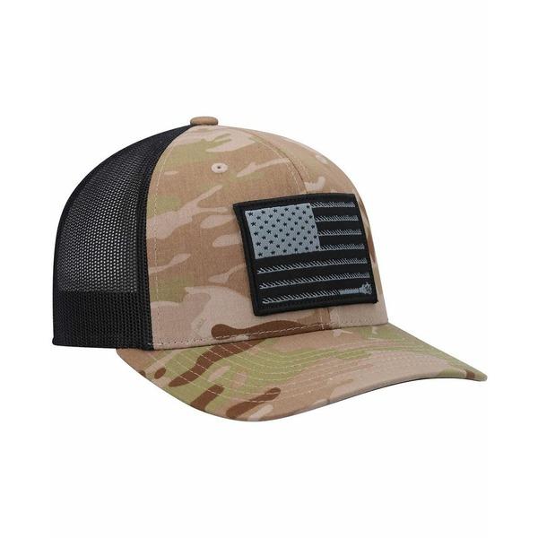 ホーエイ 帽子 アクセサリー レディース Men's Camo, Black Liberty Roper Team Trucker Snapback Hat Camo, Black｜asty-shop2｜04