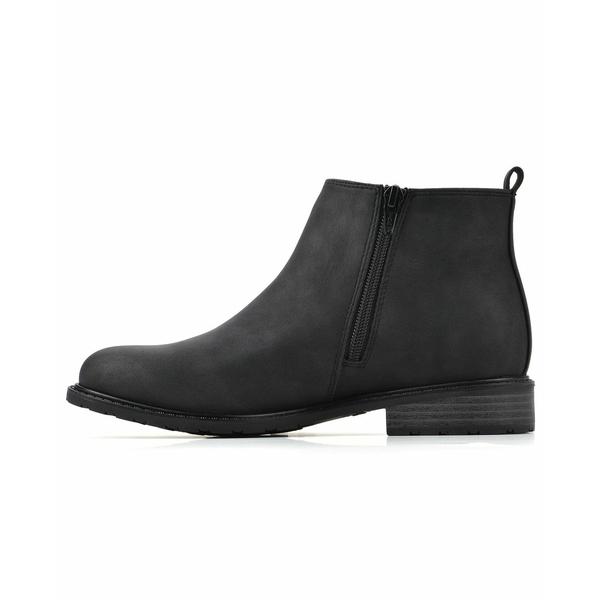 ホワイトマウンテン ブーツ シューズ レディース Women's Caching Ankle Booties Black Smooth｜asty-shop2｜05