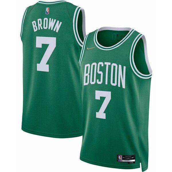 ナイキ カットソー トップス メンズ Men's Jaylen Brown Kelly Green Boston Celtics 2021, 22 Diamond Swingman Jersey - Icon Edition Kelly Green タンクトップ