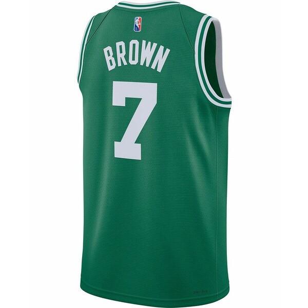 ナイキ カットソー トップス メンズ Men's Jaylen Brown Kelly Green Boston Celtics 2021, 22 Diamond Swingman Jersey - Icon Edition Kelly Green｜asty-shop2｜04
