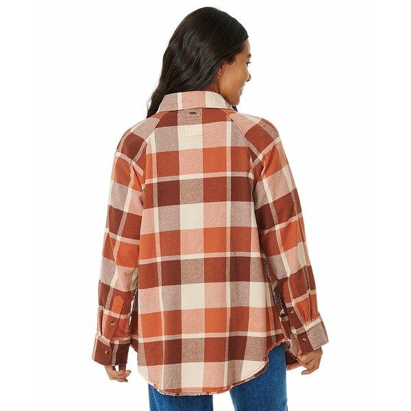 リップカール カットソー トップス メンズ Juniors' Pacific Dreams Cotton Flannel Shirt Cinnamon｜asty-shop2｜02