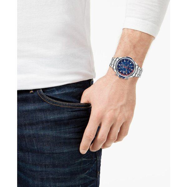 シチズン 腕時計 アクセサリー レディース Spider-Man Chronograph Bracelet Watch 44mm Silver-tone｜asty-shop2｜03