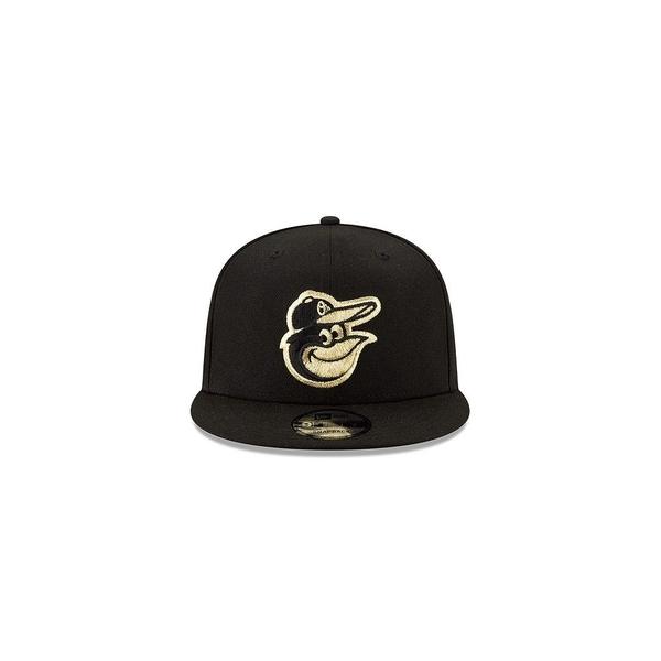 全日本送料無料 ニューエラ 帽子 アクセサリー レディース Baltimore Orioles Gold Front 9fifty Cap Black 新発 Www Shandilyaz Com