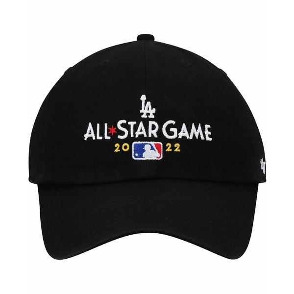 ４７ブランド 帽子 アクセサリー レディース Men's Black Los Angeles Dodgers 2022 MLB All-Star Game Clean Up Adjustable Hat Black｜asty-shop2｜02