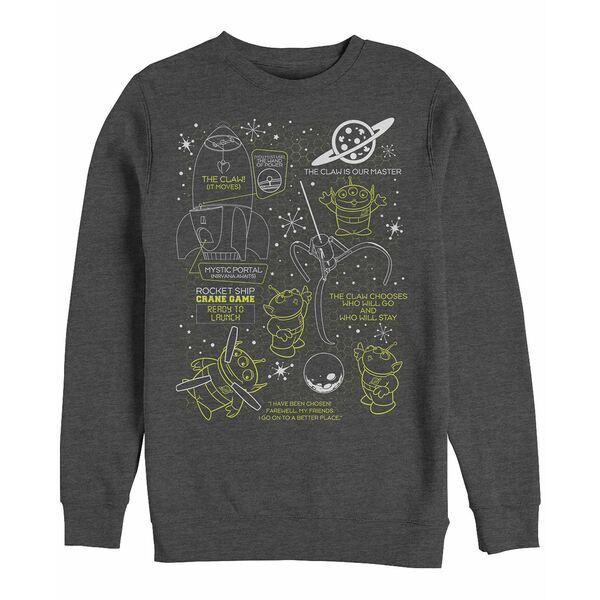 魅了 ディズニー パーカー スウェットシャツ アウター メンズ Pixar Men S Toy Story Aliens Claw Master Map Crewneck Fleece Dark Gray 68 Yo2one3c79 56h8 海外インポートファッション Asty2 通販 Yahoo ショッピング 新品即決 Kslcity Com My