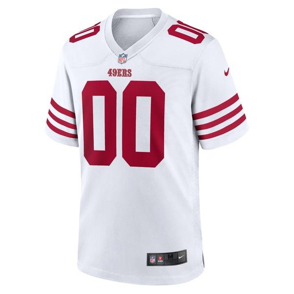 ナイキ ユニフォーム メンズ San Francisco 49ers Nike Game Custom Player Jersey White｜asty-shop2｜02
