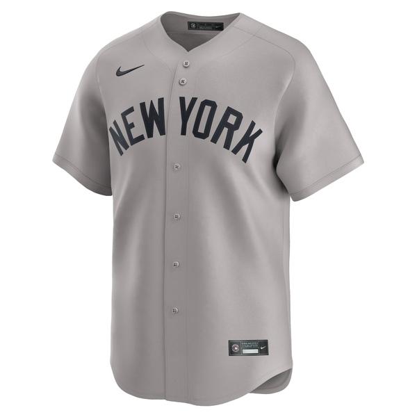 ナイキ ユニフォーム メンズ New York Yankees Nike Away Limited Custom Jersey Gray｜asty-shop2｜02