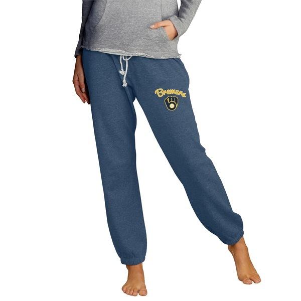 コンセプトスポーツ カジュアルパンツ ボトムス レディース Milwaukee Brewers Concepts Sport Women's Mainstream Knit Jogger Pants Navy