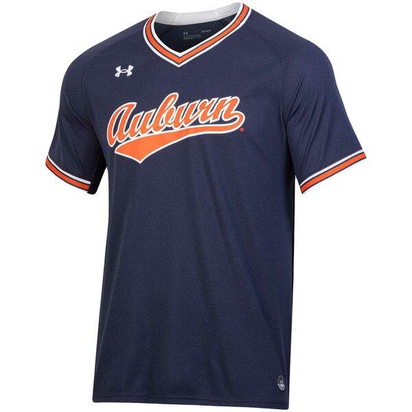 アンダーアーマー ユニフォーム メンズ Auburn Tigers Under Armour Softball VNeck Jersey
