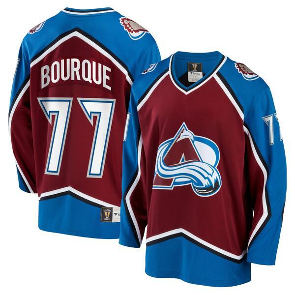 ファナティクス Burgundy 野球 ユニフォーム トップス メンズ Colorado Avalanche Fanatics Retired Branded Burgundy Retired Player Asty2