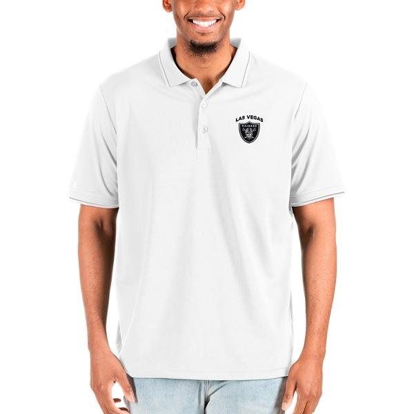 種類豊富な品揃え Vegas Las メンズ トップス ポロシャツ アンティグア Raiders White Polo Affluent Tall Big Antigua ポロシャツ サイズ 4xt qhema Com