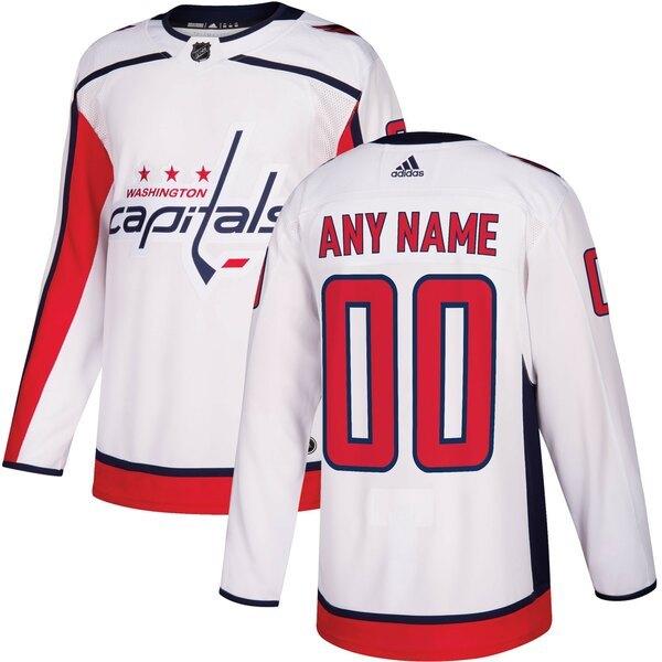 アディダス White 75 1a801q549x 16a7 アディダス Adidas ユニフォーム トップス メンズ Washington Capitals Custom Adidas Away Custom Authentic White Asty2 海外インポートファッション 75 1a801q549x 16a7 Jersey
