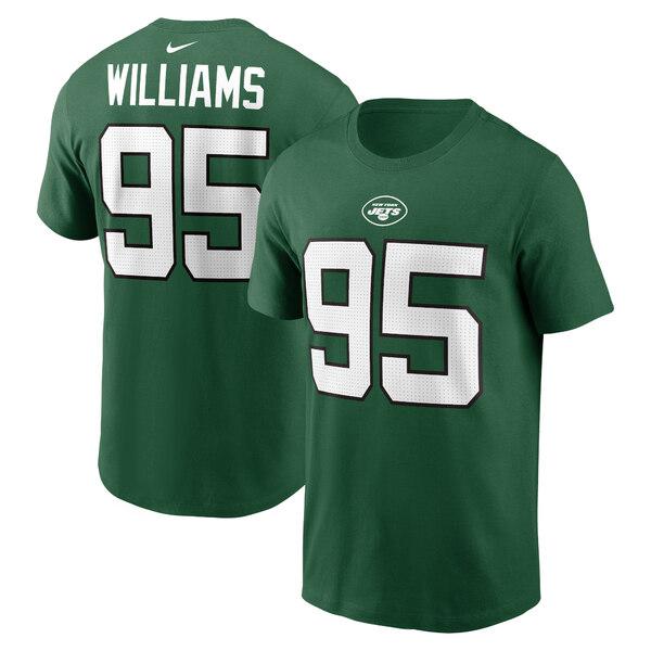 ナイキ Tシャツ トップス メンズ Quinnen Williams New York Jets Nike Player Name & Number TShirt Green｜asty-shop2｜04