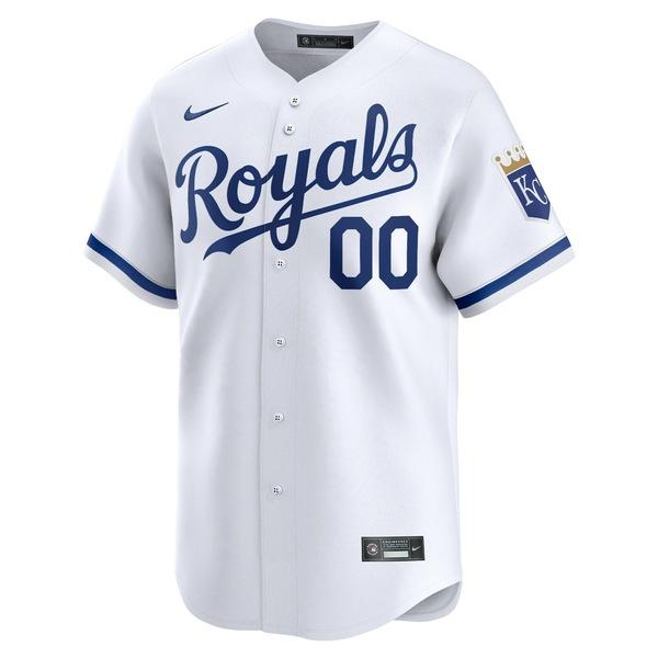 ナイキ ユニフォーム メンズ Kansas City Royals Nike Home Limited Custom Jersey White｜asty-shop2｜02