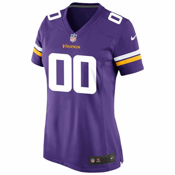 ナイキ ユニフォーム トップス レディース Minnesota Vikings Nike Women's Custom Game Jersey Purple｜asty-shop2｜03