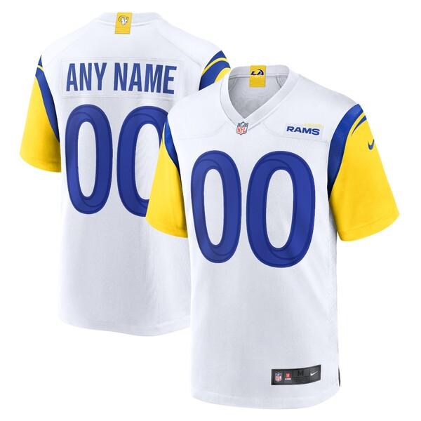 ナイキ ユニフォーム トップス メンズ Los Angeles Rams Nike Alternate Custom Jersey White｜asty-shop2｜05