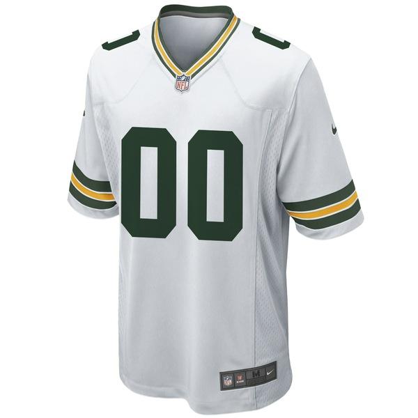 ナイキ ユニフォーム メンズ Green Bay Packers Nike Custom Game Jersey White｜asty-shop2｜02